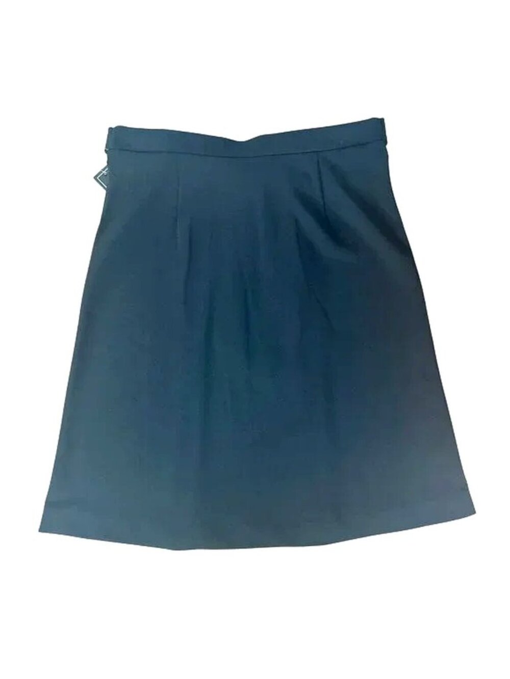NYCC Black Pleated A-Line Skirt With Rhinestone Buttons & Waist Tie Size Medium - Picture 9 of 13